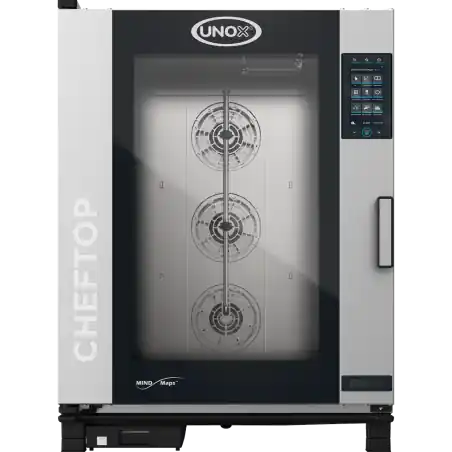 Four &agrave; convection - Cheftop Mind.Maps&trade; Plus, gaz - 10 GN 2/1 PLUS - Unox Livraison Express