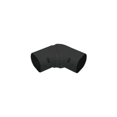 Clean duct 75 - coude plat ajustable 45&deg;-90&deg; - DIN-1327-020 - Linum Exclusif