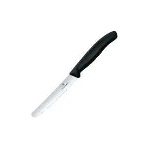 Gros Lot Couteau à tomate denté 11cm noir | Victorinox - CX740